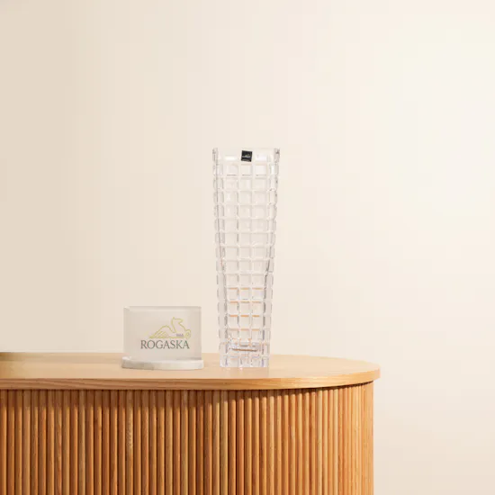 Rogaska Atrium Square Crystal Vase
