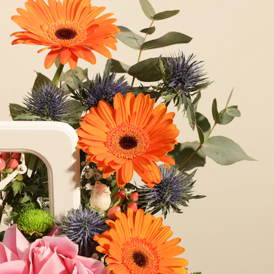 Floward Unity Acrylic Puzzle | Colorful Birthday Flowers