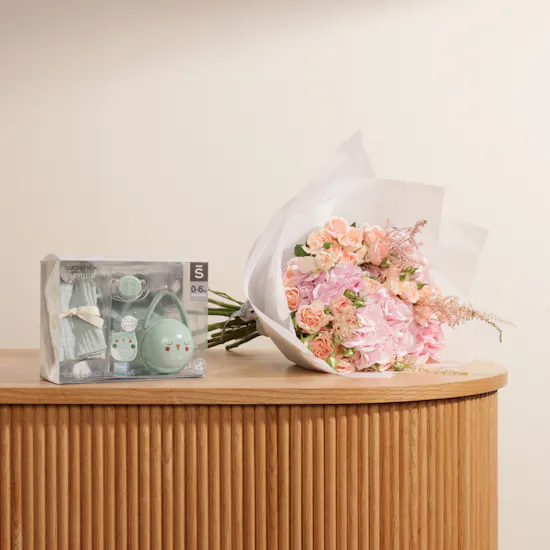 Suavinex Welcome Baby Set | Flower Bouquet
