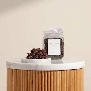 Dark Almond Rocher Jar | Fillings Chocolate