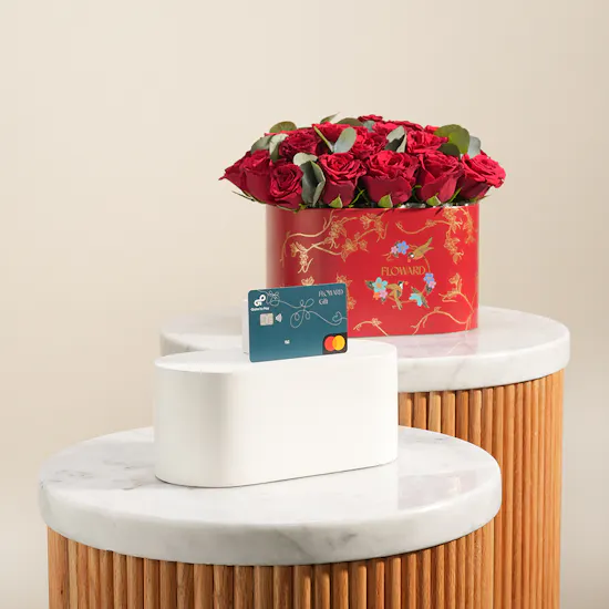 Floward 100 USD Card | Scarlet Charm Flowers