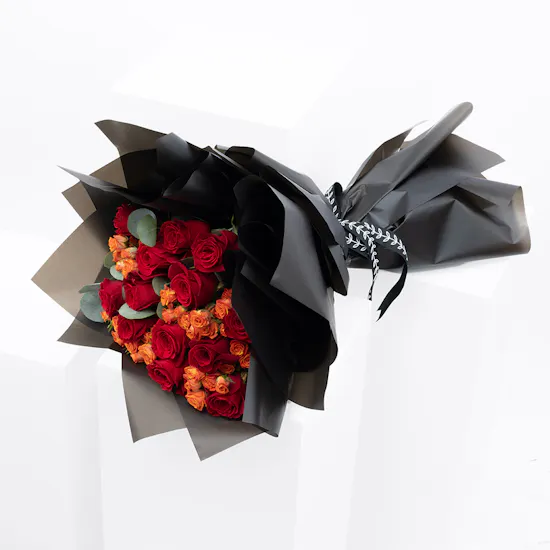 Dots of Love | Black Wrap