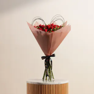 Timeless Red Baby Roses Bouquet 