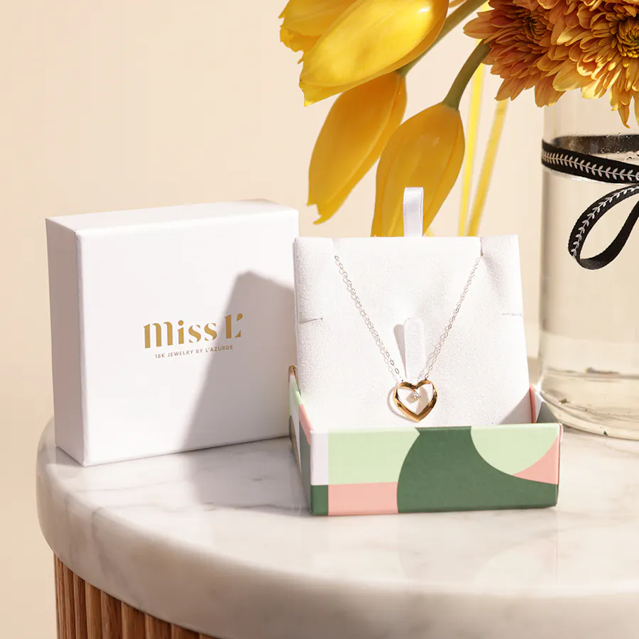 Miss L by L'azurde Gold Necklace | Elegant Vase  3