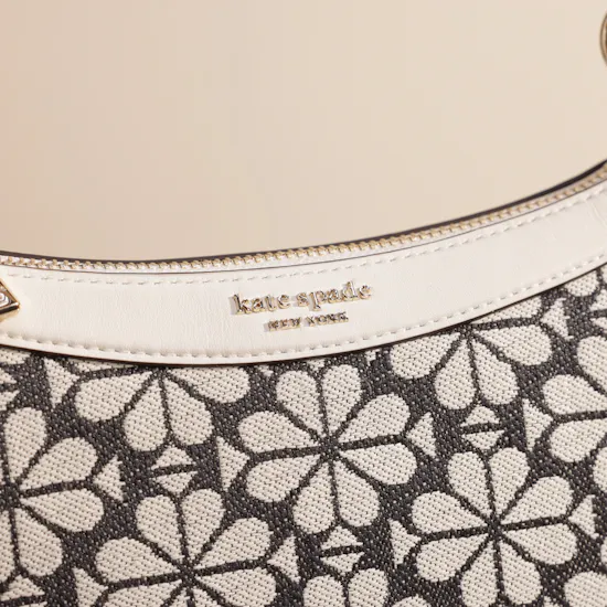 Kate Spade Flower Jacquard Convertible Shoulder Bag
