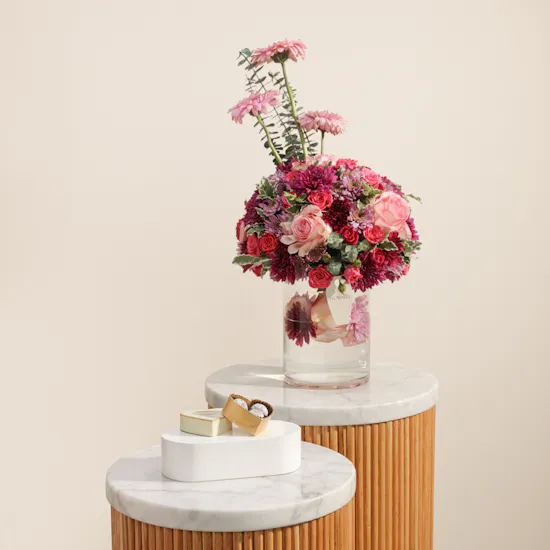 Charbonnel et Walker Chocolate Truffle Box | Dreamy Flowers Vase