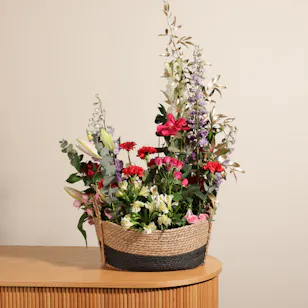 Petals of Celebration Flowers Basket Petals of Celebration Flowers Basket