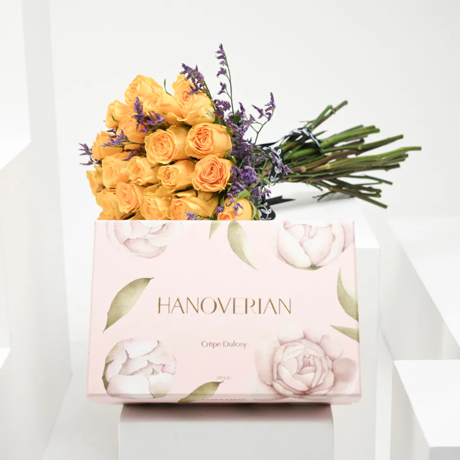 Hanoverian Chocolate | Yellow Roses 2