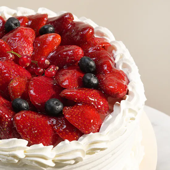 Secrets Cake Forte Blanc Fraise Cake