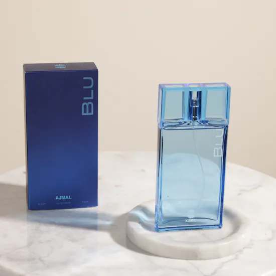 Ajmal Blu Eau De Parfum for Men | Serene Flowers Bouquet