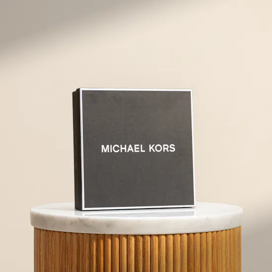 Michael Kors Signature Logo Billfold Wallet and Belt Men's Gift Set
