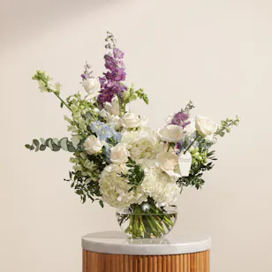 Charming Delphinium Vase