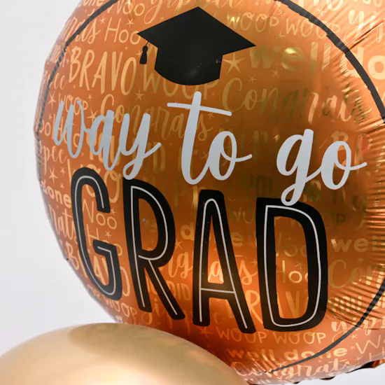 Gucci Guilty Absolute with Blooms Bouquet & Graduation Balloons