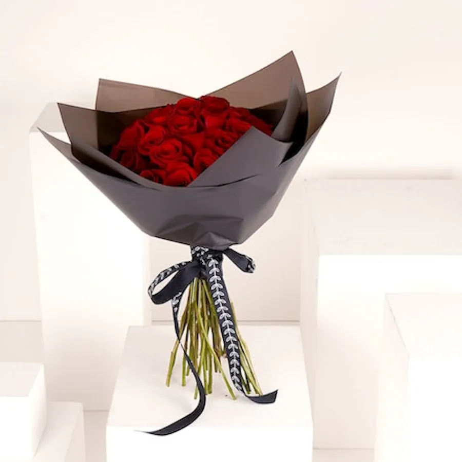 Ruby Red | Black Wrap 2