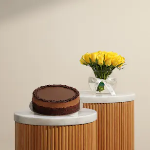 Floward Chocolate Mousse Cake | Thank You for Being There Flowers