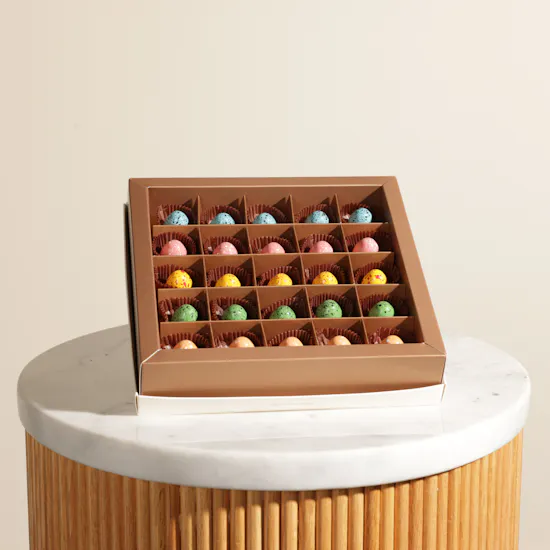 Ghazl Chocolatier Colorful Easter Egg Chocolate Box