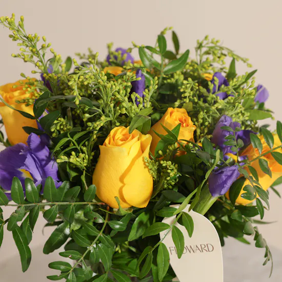 Nua Classic Luxury Blue Large Bonbon Box | Eid Celebration Flower Vase