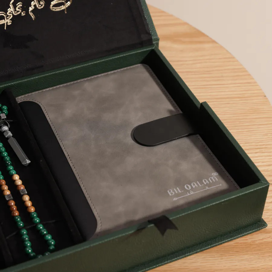 Bil Qalam Raa with Black Notebook and Sibha 3