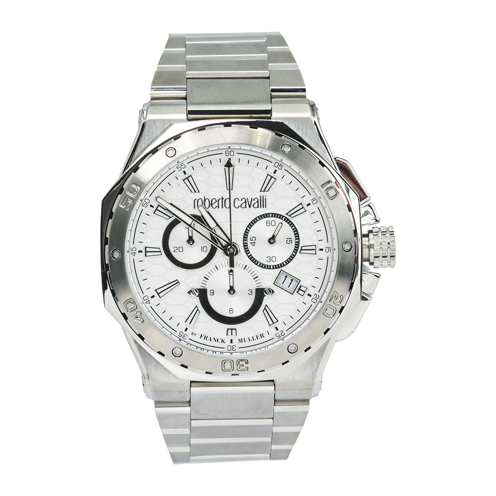 Roberto Cavalli By Franck Muller Men's Watch | Silver