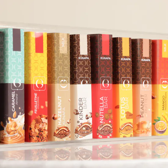 Ghazl Chocolatier Birthday Acrylic Chocolate Box