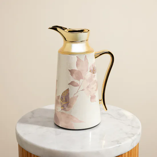 Otantik Marisella Vacuum Red and Gold Flask