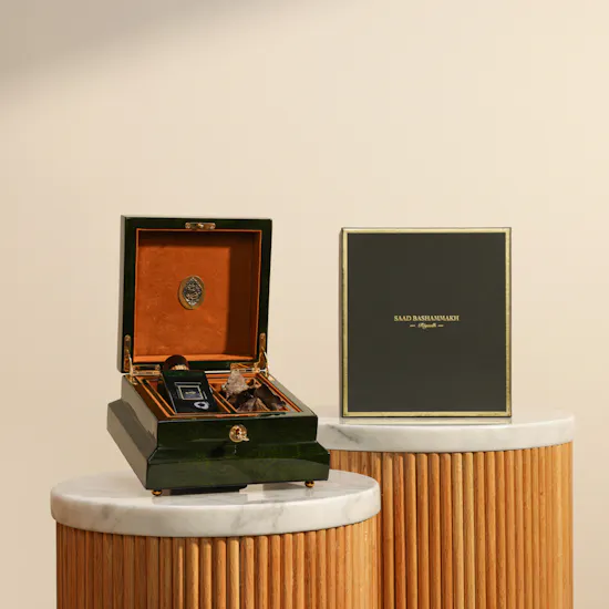 Saad Bashammakh Perfume and Bakhoor Gift Box