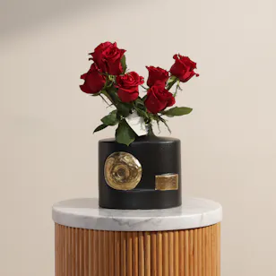 Imperial Red Rose Vase