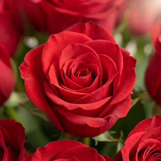Blooming Red Roses Box | 25 Flowers