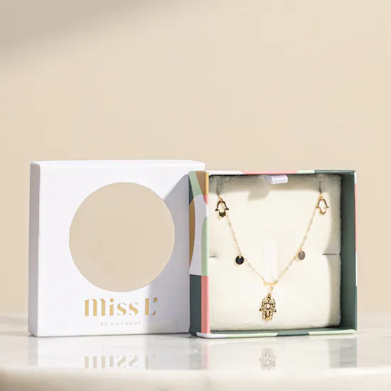 Miss L' Hamsa Gold Chain Women's Necklace