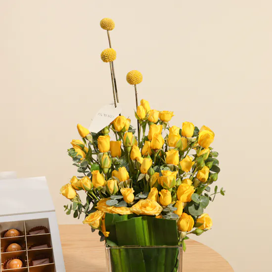 Abucci Large Classic Box | Stunning Flowers Vase