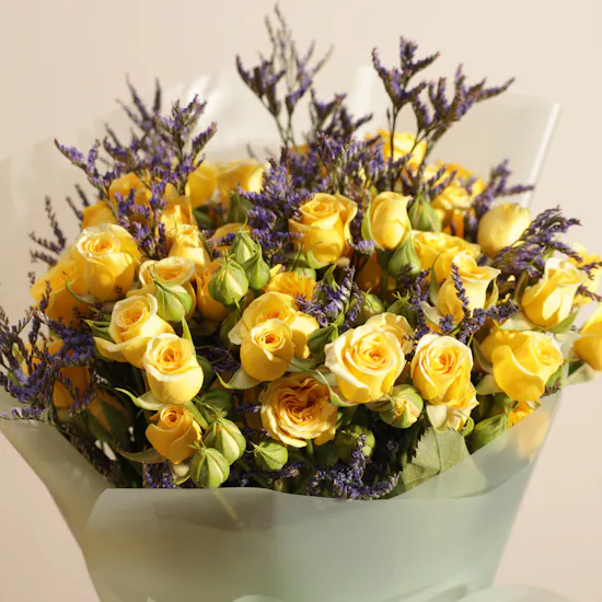 Floward Date Chocolate Box | Happy Birthday Flower Bouquet and Balloons Set