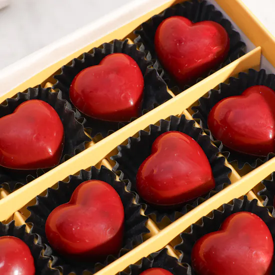 Sweetzerland Heart Shaped Assorted Chocolate Box | 16 Pieces