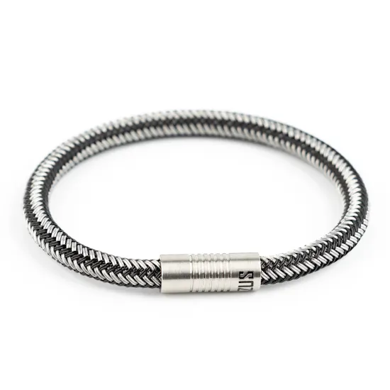 Zus Nylon Bracelet | Silver