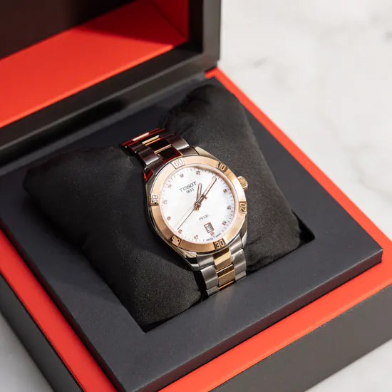 Tissot Silver and Gold Women’s Watch