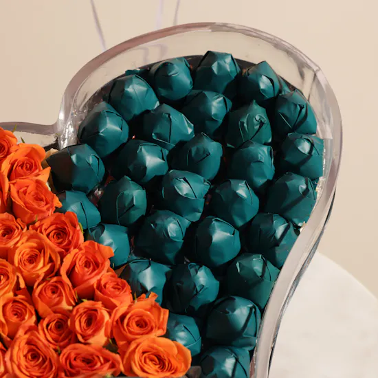 Floward Chocolates and Flowers Heartful Celebration