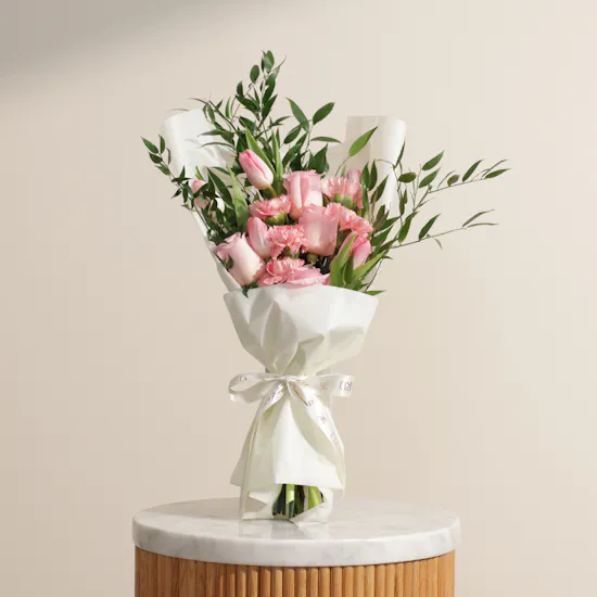 Serenity Pink Flower Bouquet