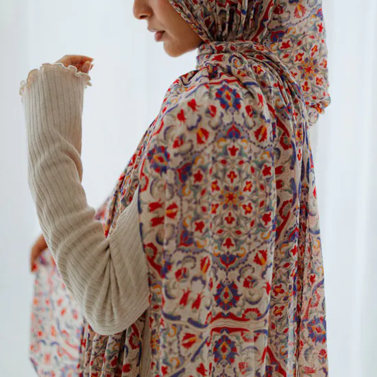 Jude Noor Scarf | Stunning Rose