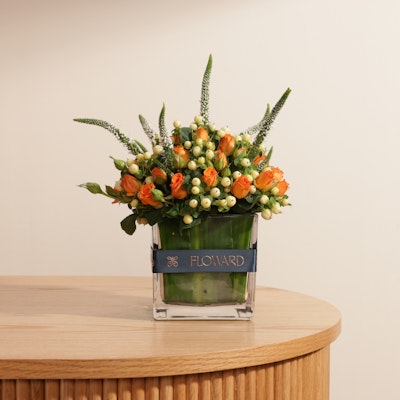 Sunrise Symphony Flower Vase