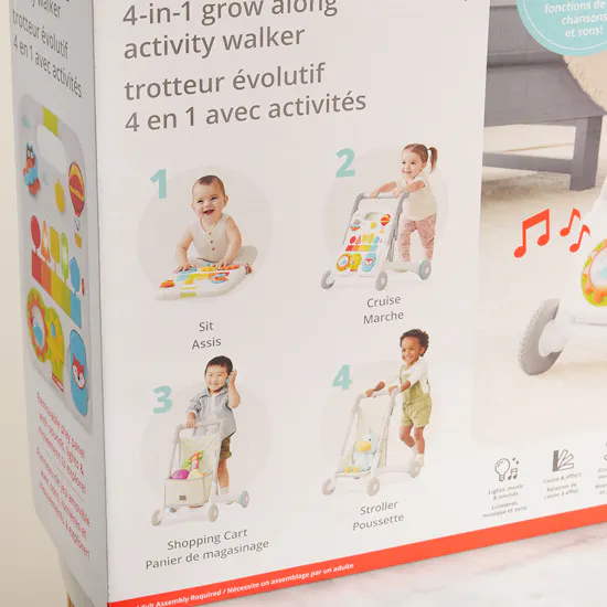 Skip Hop Explore and More 4-in-1 Grow Along Activity Walker Baby Toy
