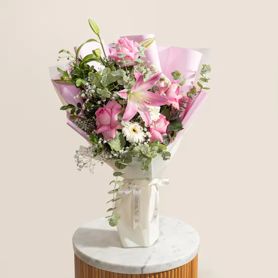 Heart to Heart Flower Bouquet