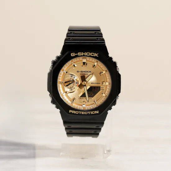 Casio G-Shock Black and Gold Men's Watch