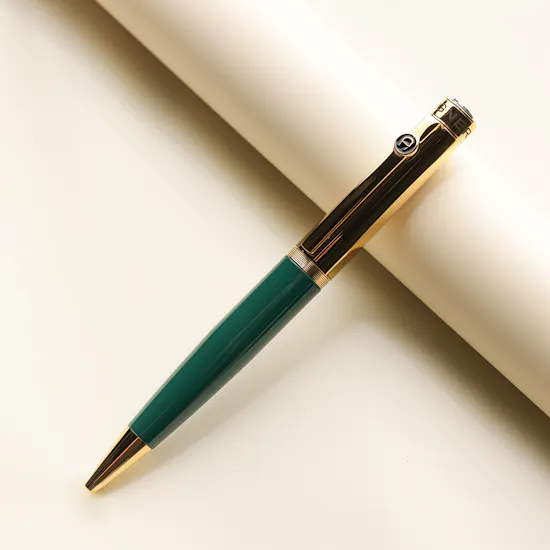 Aigner Fashion Green and Gold Pen