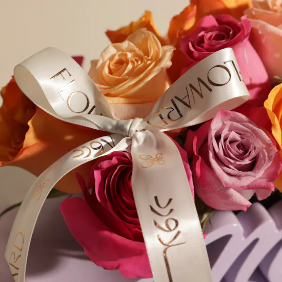 Delicate Flowers Tray