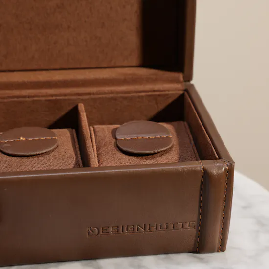 Heisse & Söhne Designhütte Camel Brown Watch Box