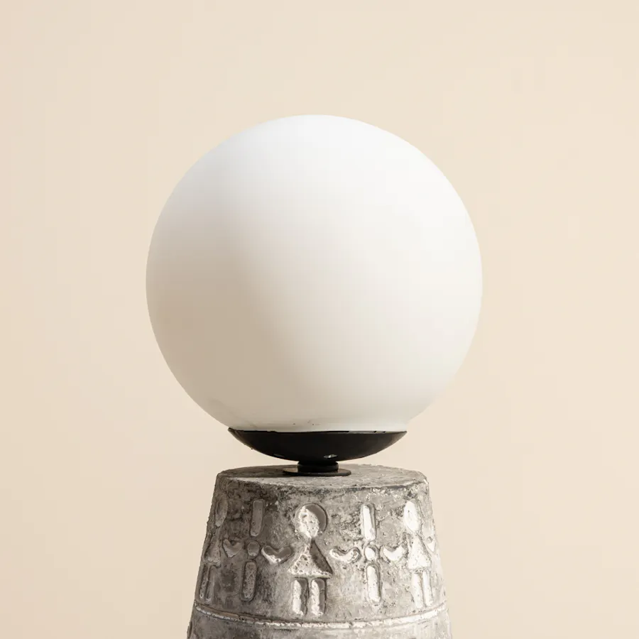 Ukiyo Baheya Greyish Black Table Lamp 4