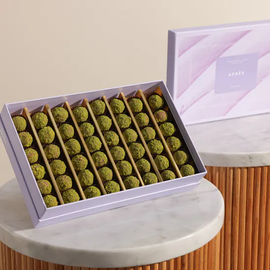 Apres Pistachio Kunafa Balls Luxury Chocolate Box