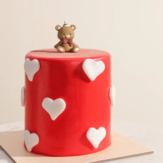 December Cake Bear Mini Love Cake