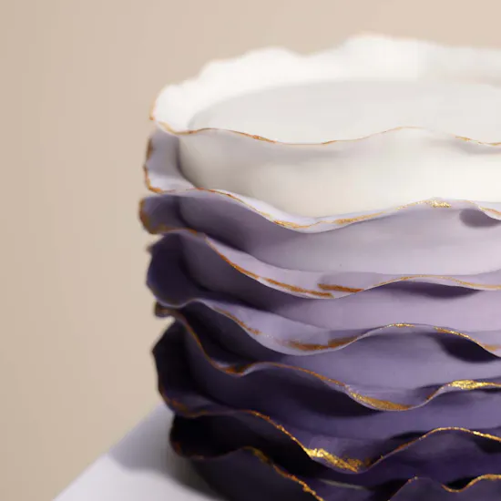 Floward Violet Waves Mini Cake