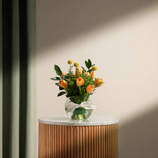Sunrise Flowers Vase