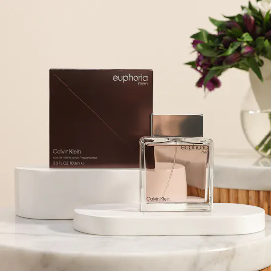 Calvin Klein Euphoria Intense EDT for Men | Spring Bling Flowers Vase